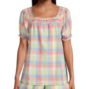 Johnny Was Delacey Peasant Women’s Top XS